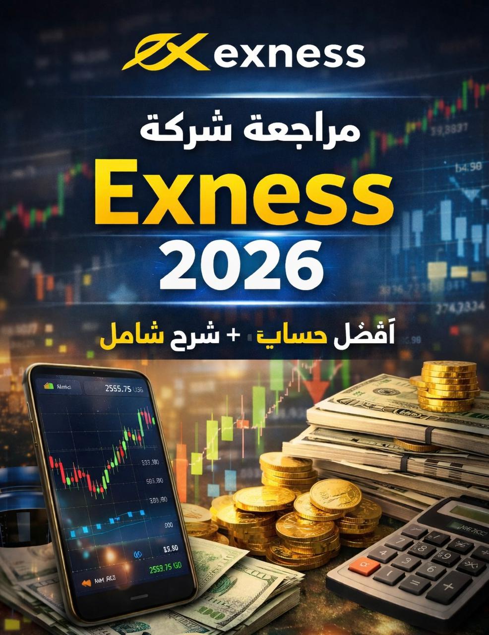 مراجعة شركة Exness 2026: شرح كامل + أنواع الحسابات (Standard و Pro و Raw و Zero)